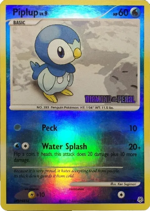 Piplup Lv.9 [Peck | Water Splash]