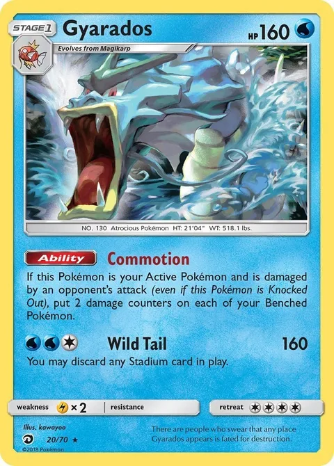 Gyarados [Commotion | Wild Tail]