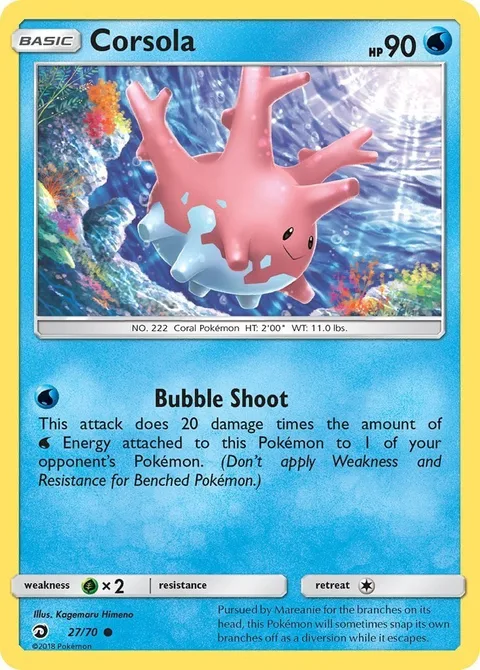 Corsola [Bubble Shoot]