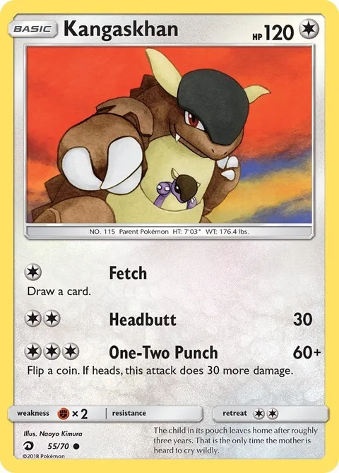 Kangaskhan [Fetch | Headbutt | One-Two Punch]