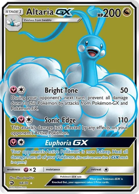 Altaria GX [Bright Tone | Sonic Edge | Euphoria GX]