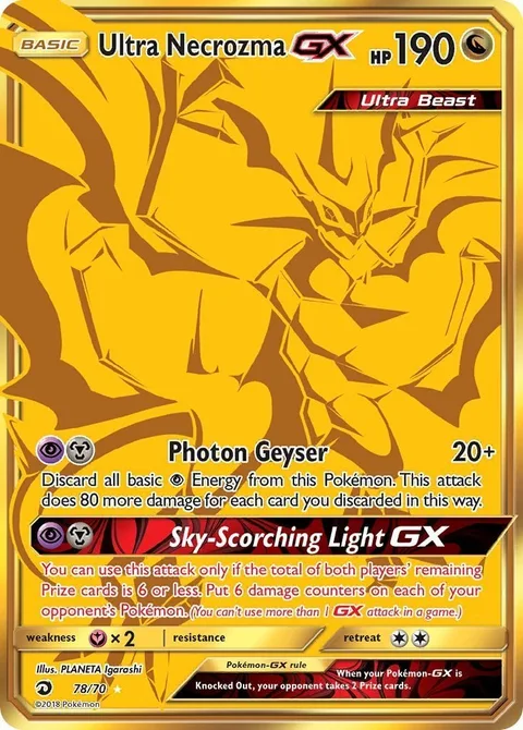 Ultra Necrozma GX [Photon Geyser | Sky-Scorching Light GX]