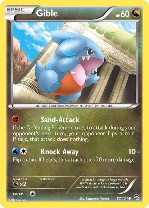 Gible [Sand-Attack | Knock Away]