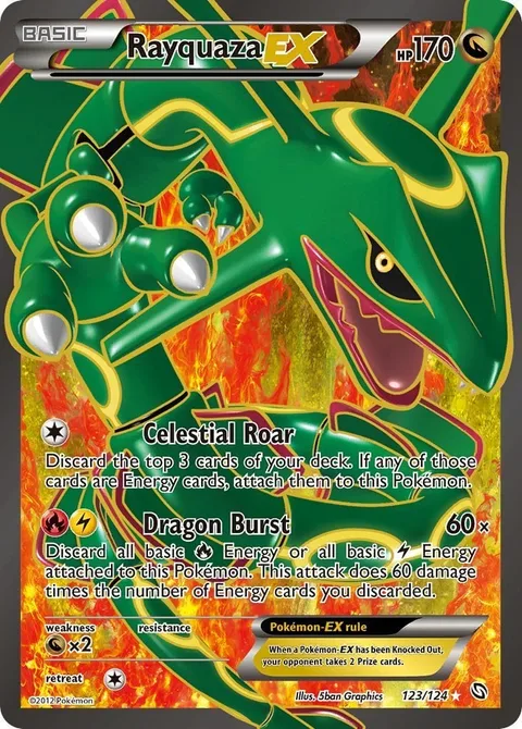 Rayquaza EX [Celestial Roar | Dragon Burst]