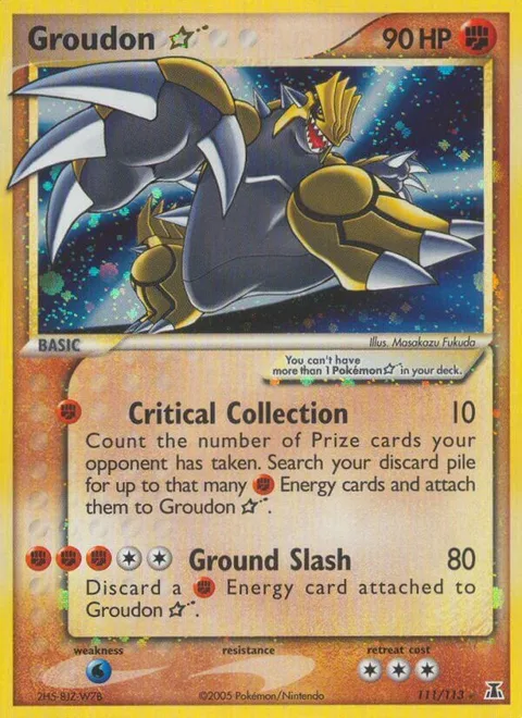 Groudon Gold Star [Critical Collection | Ground Slash]