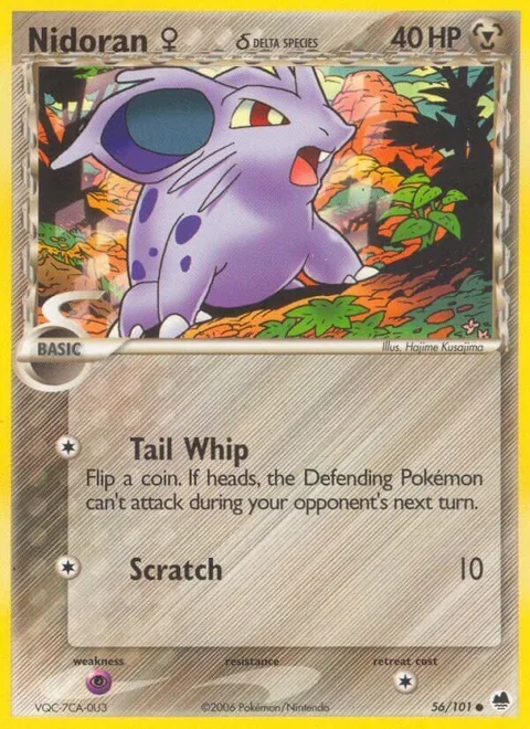 Nidoran [F] δ Delta Species [Tail Whip | Scratch]