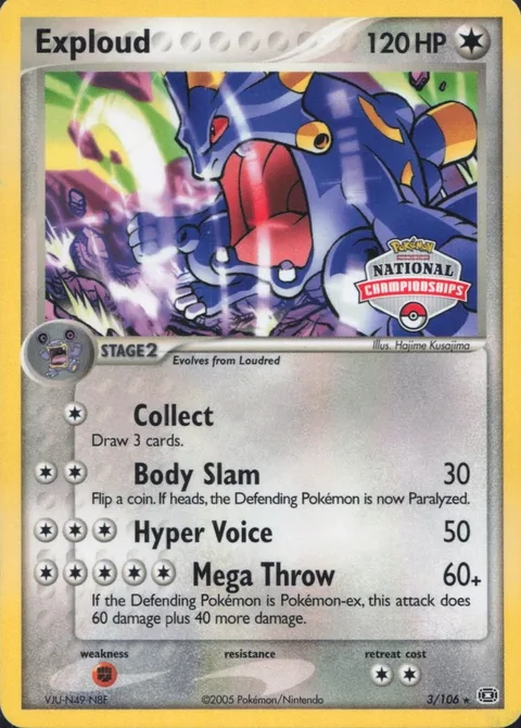 Exploud [Collect | Body Slam | Hyper Voice | Mega Throw]