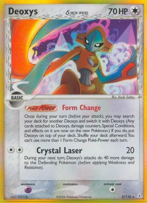 Deoxys δ Delta Species [Form Change | Crystal Laser]