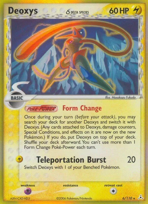 Deoxys δ Delta Species [Form Change | Teleportation Burst]