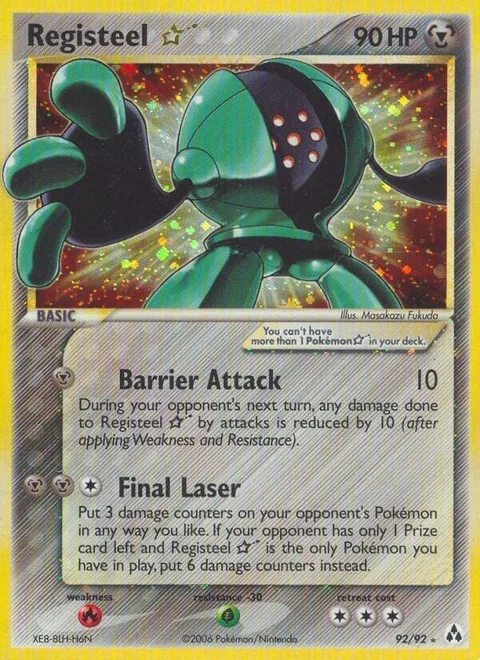 Registeel Gold Star [Barrier Attack | Final Laser]