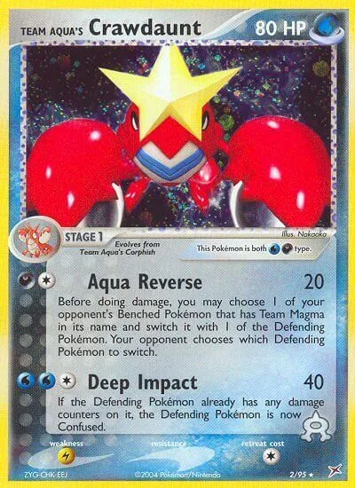 Team Aqua's Crawdaunt [Aqua Reverse | Deep Impact]