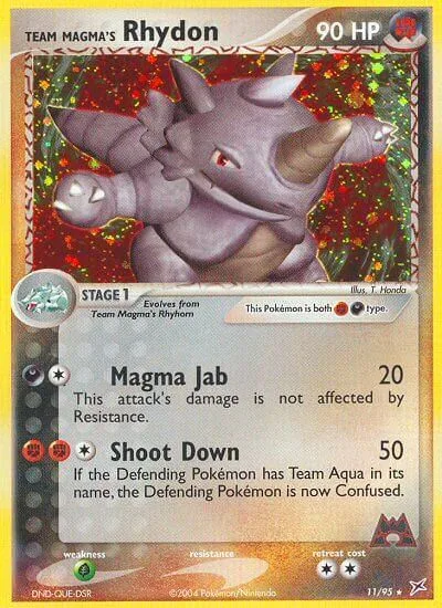 Team Magma's Rhydon [Magma Jab | Shoot Down]