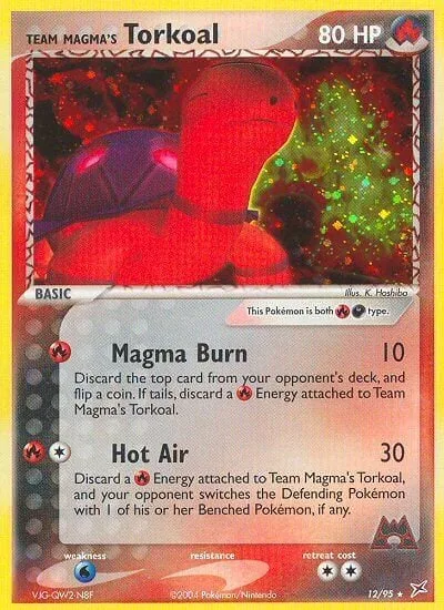 Team Magma's Torkoal [Magma Burn | Hot Air]