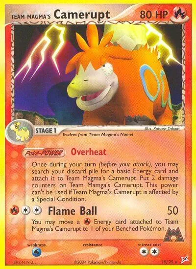 Team Magma's Camerupt [Overheat | Flame Ball]