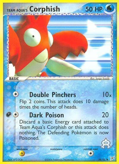 Team Aqua's Corphish [Double Pinchers | Dark Poison]