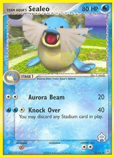 Team Aqua's Sealeo [Aurora Beam | Knock Over]