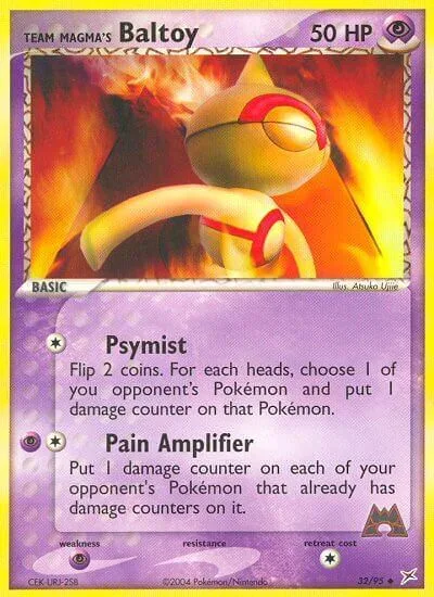 Team Magma's Baltoy [Psymist | Pain Amplifier]