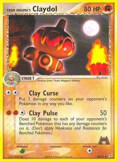 Team Magma's Claydol [Clay Curse | Clay Pulse]