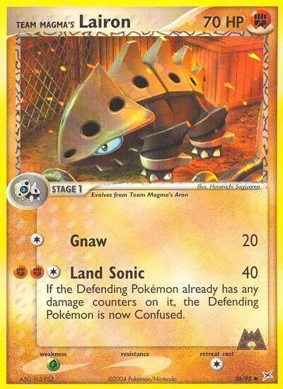 Team Magma's Lairon [Gnaw | Land Sonic]