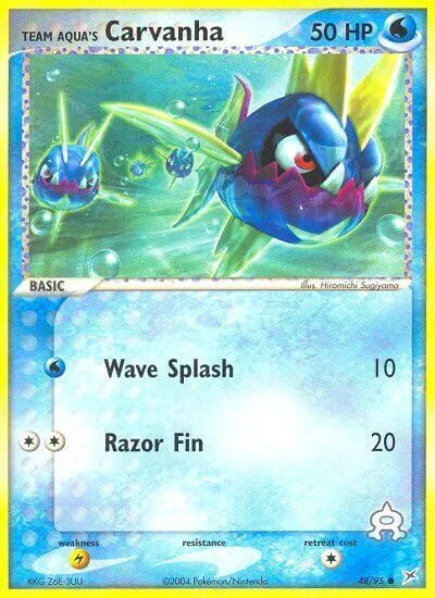 Team Aqua's Carvanha [Wave Splash | Water Fin]