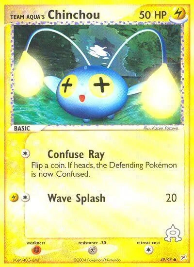Team Aqua's Chinchou [Confuse Ray | Wave Splash]