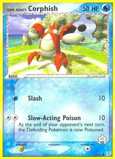 Team Aqua's Corphish [Slash | Slow-Acting Poison]