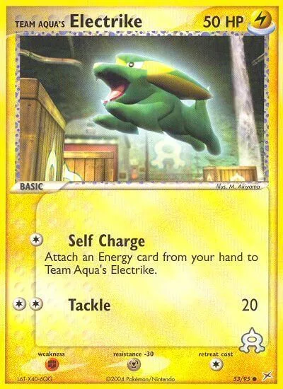 Team Aqua's Electrike [Self Charge | Tackle]