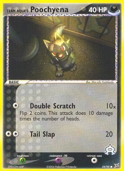 Team Aqua's Poochyena [Double Scratch | Tail Slap]