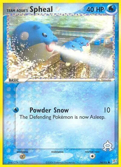 Team Aqua's Spheal [Powder Snow]