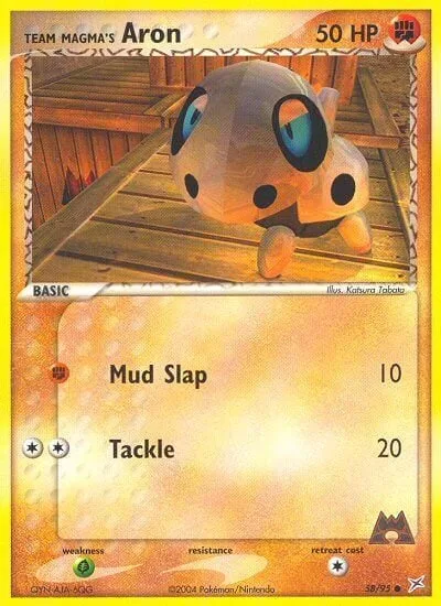 Team Magma's Aron [Mud Slap | Tackle]