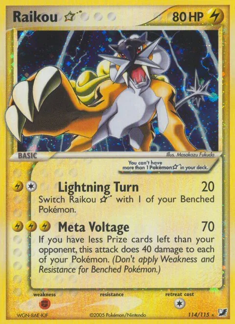 Raikou Gold Star [Lightning Turn | Meta Voltage]