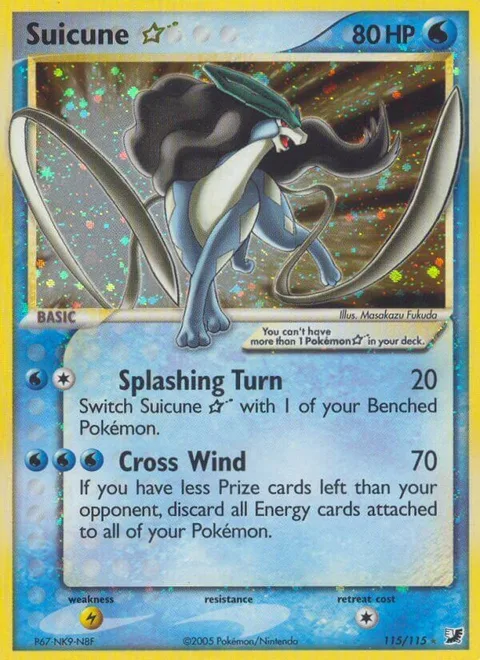 Suicune Gold Star [Splashing Turn | Cross Wind]