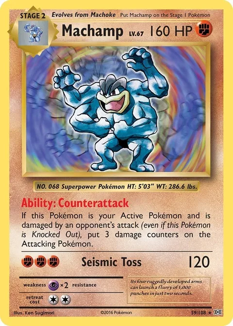 Machamp [Counterattack | Seismic Toss]