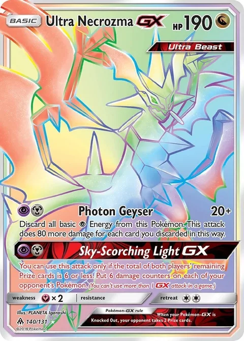 Ultra Necrozma GX [Photon Geyser | Sky-Scorching Light GX]