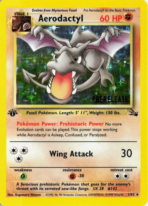 Aerodactyl [Prehistoric Power | Wing Attack]