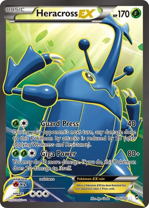 Heracross EX [Guard Press | Giga Power]
