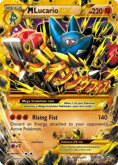 MLucario EX [Rising Fist]