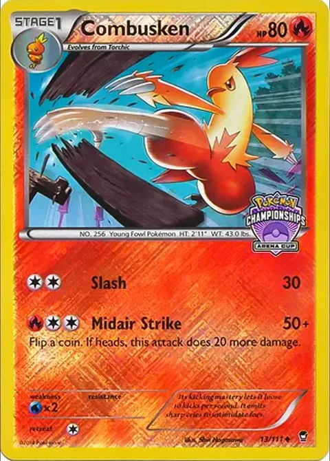 Combusken [Slash | Midair Strike]