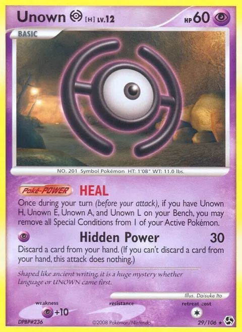 Unown [H] Lv.12 [HEAL | Hidden Power]