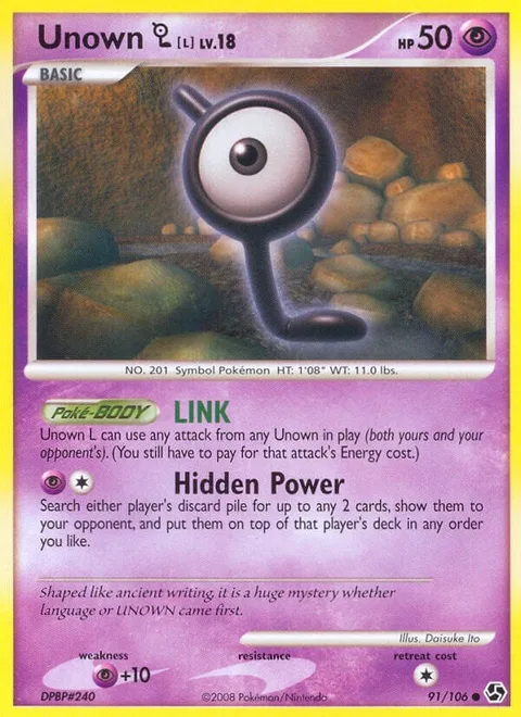 Unown [L] Lv.18 [LINK | Hidden Power]