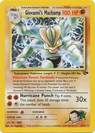 Giovanni's Machamp [Fortitude | Hurricane Punch]