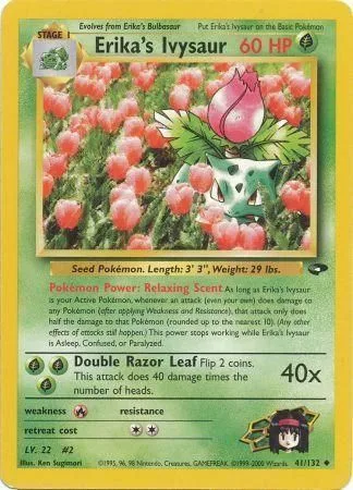 Erika's Ivysaur [Relaxing Scent | Double Razor Leaf]