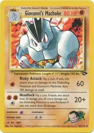 Giovanni's Machoke [Risky Attack | Headlock]