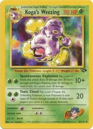 Koga's Weezing [Spontaneous Explosion | Toxic Cloud]
