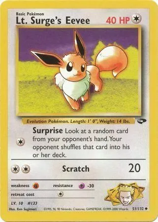 Lt. Surge's Eevee [Surprise | Scratch]