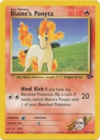 Blaine's Ponyta [Hind Kick]