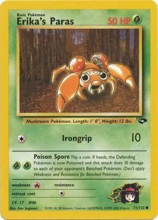 Erika's Paras [Irongrip | Poison Spore]
