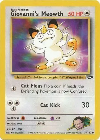 Giovanni's Meowth [Cat Fleas | Cat Kick]