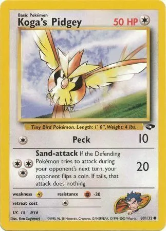 Koga's Pidgey [Peck | Sand-attack]