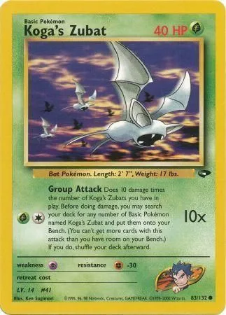Koga's Zubat [Group Attack]